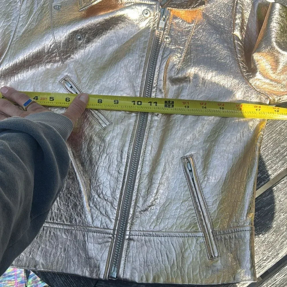 Wythe NYC Pink Metallic Gold Women's Jacket